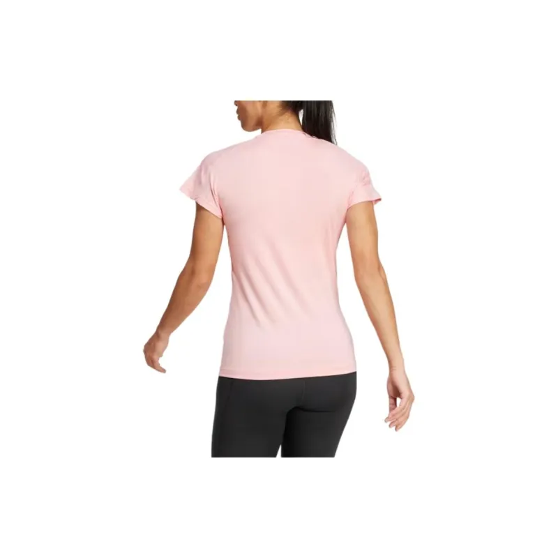 Adidas AEROREADYEssential T Shirt Women's Semi Pink Spark-1