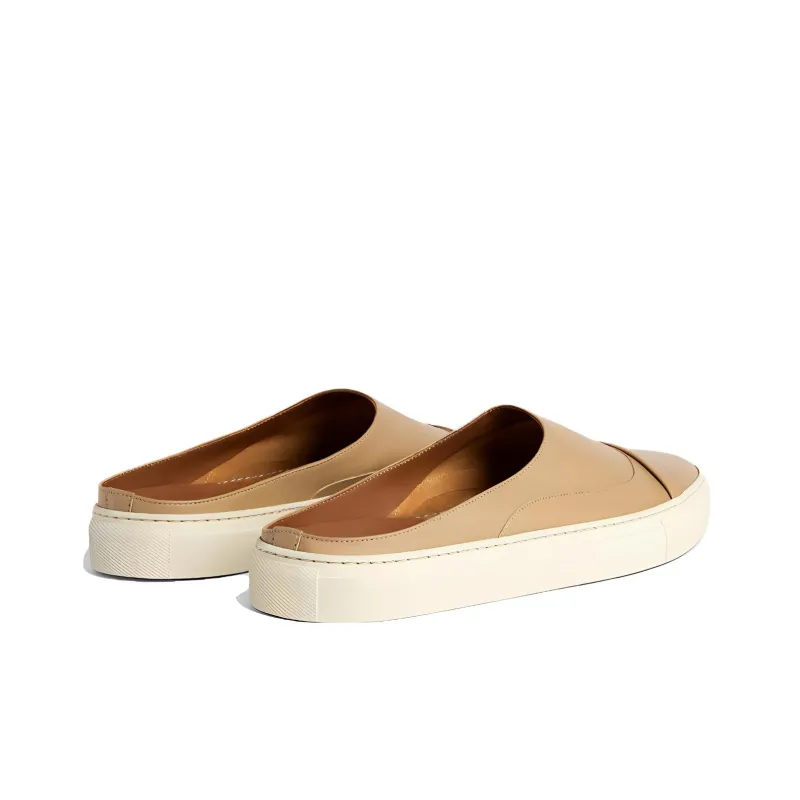 Malone Souliers Wrap-toe Slippers Men's Tan-3
