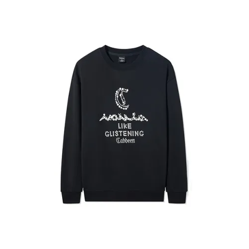 Cabbeen Sweatshirts Men Coal Black