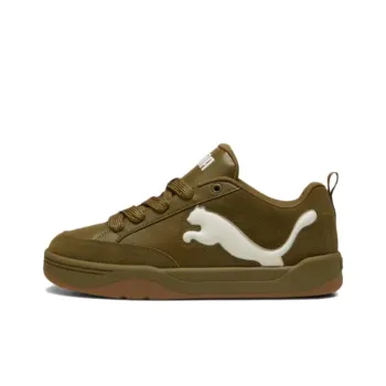 PUMA Anti Slip Wear Resistant Low Top Skateboard Shoes Unisex Army Green
