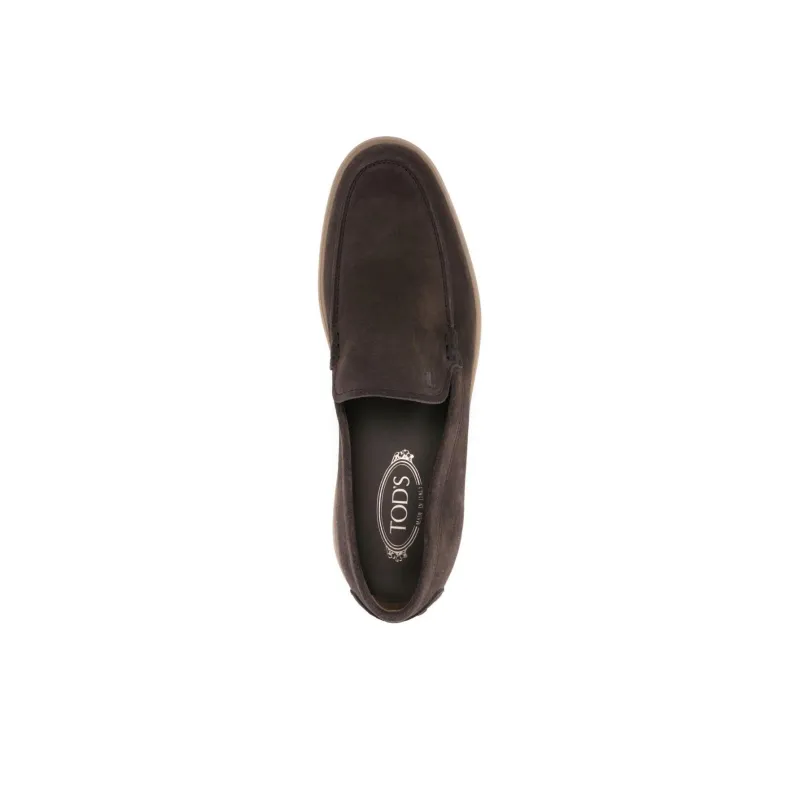 TOD'S Logo Embossed Slip On Loafers-4