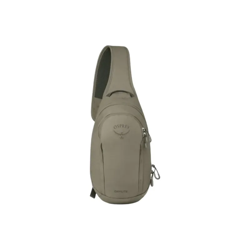 OSPREY Polyester Shoulder Bag, Crossbody Bag Regular Unisex Tan Concrete-0