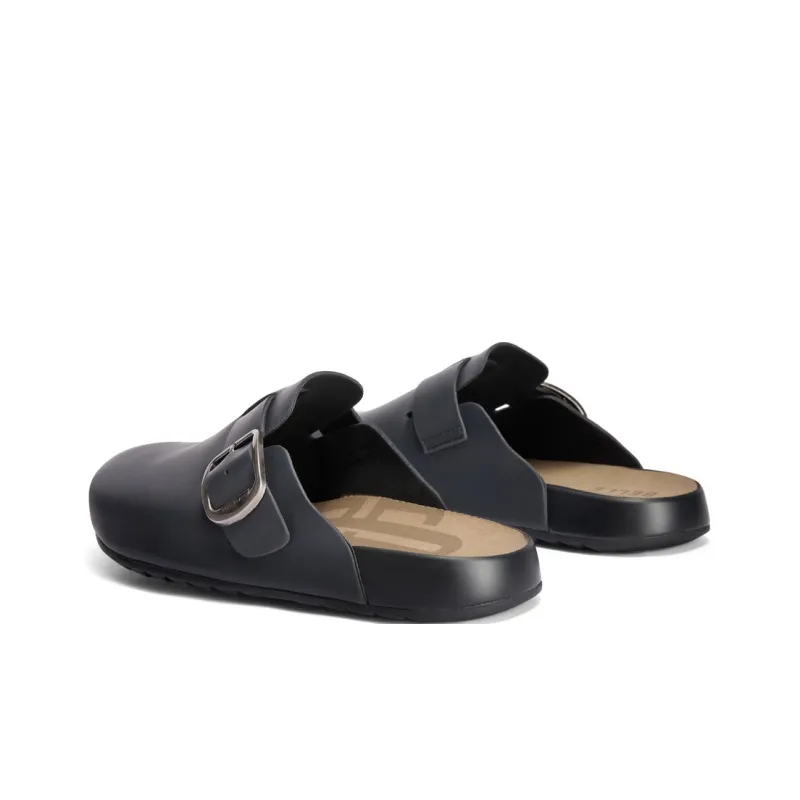 BELLE Rubber Sole Abrasion Resistant Slip Resistant Closed Toe Slippers Men's Black, Brown-3