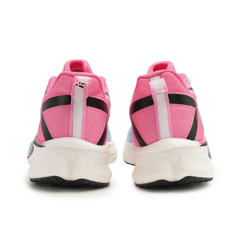 IWZI Anti Slip Wear Resistant Low Top Running Shoes Unisex Violet Blue Pink-3