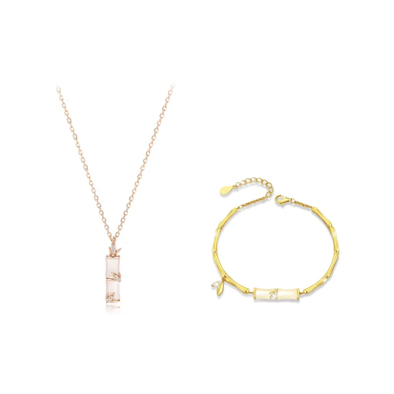 RINGLOVE Colored Glaze Necklaces Women's-3