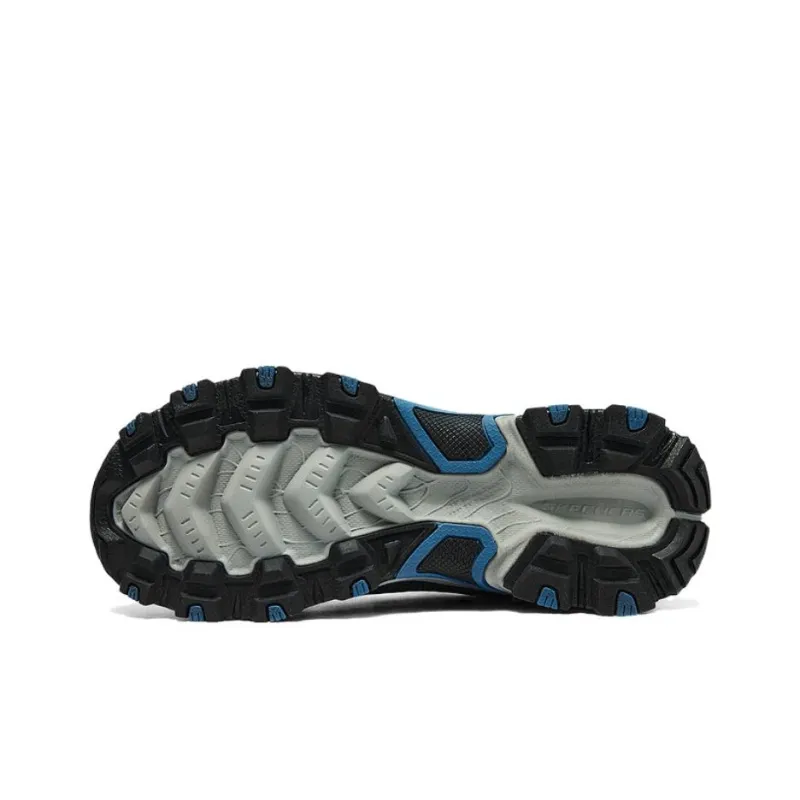 Skechers OUTDOOR MENS Anti Slip Wear Resistant Low Top Hiking Shoes Men's Black Blue-4