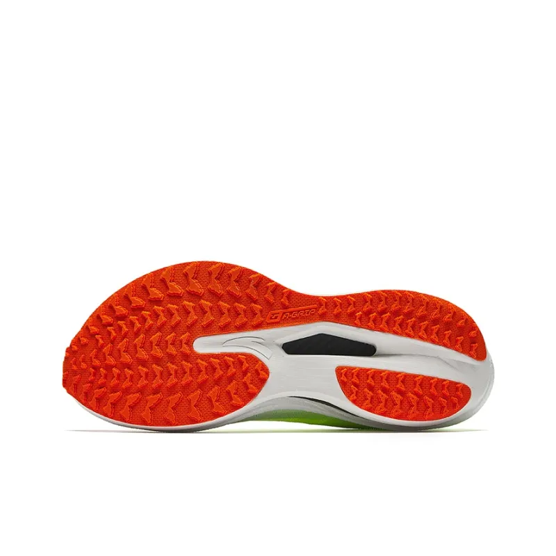 Anta Anti-Slip Wear-Resistant Low-Top Casual Running Shoes Men's White Green-4
