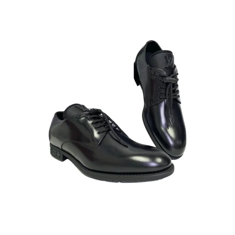 LOUIS VUITTON Dress Shoes Men's Black-3