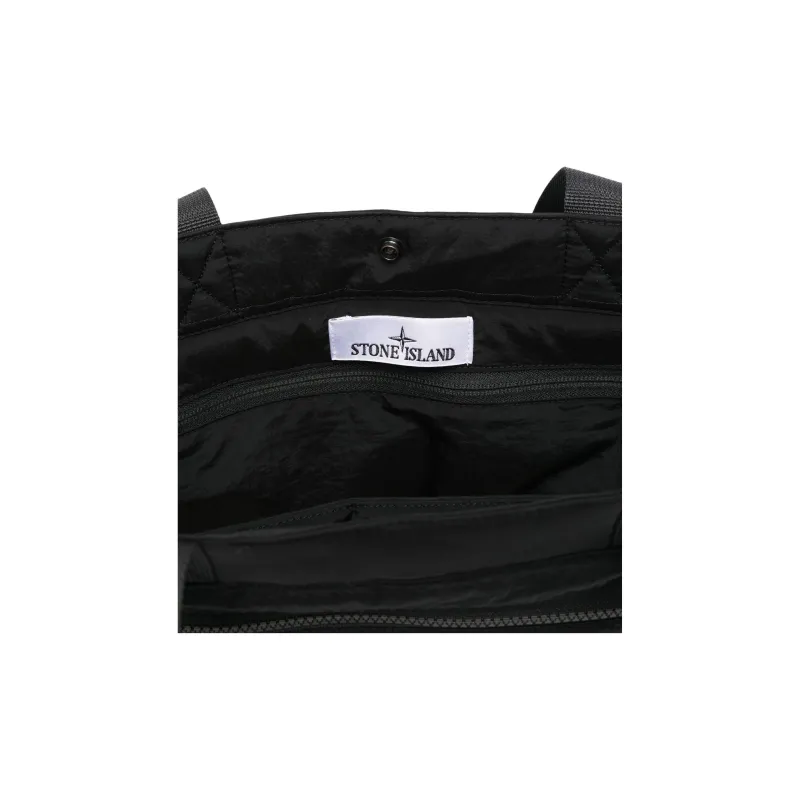 STONE ISLAND Compass Embroidered Top Handle Bag-2