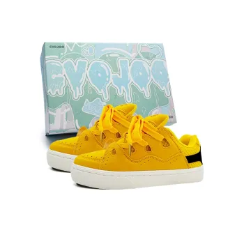 CVOJOO Gift Box Set Low Top Skateboard Shoes Unisex Duck Yellow