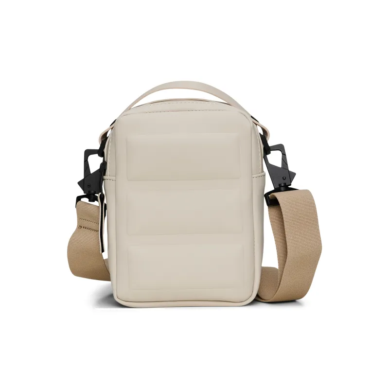 Rains Polyester Crossbody Bag Sports Handbag Regular Unisex Black/Green/Sand Dune Yellow-4