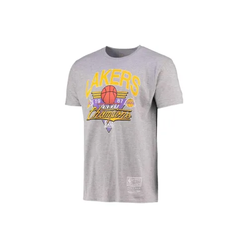 NBA Los Angeles Lakers T-Shirts Unisex Gray