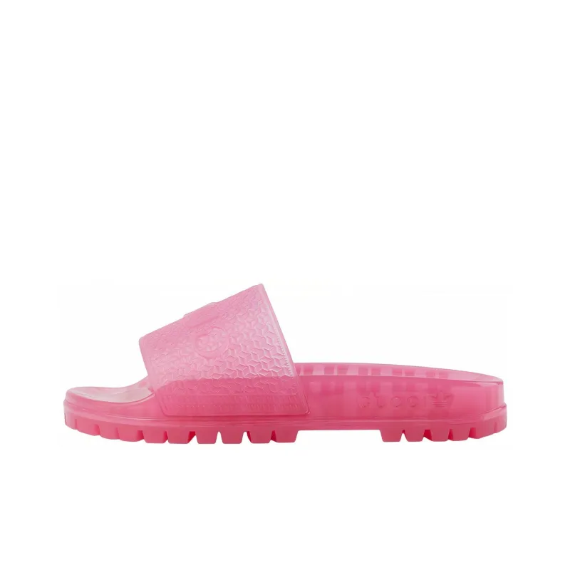 GUCCI X GUCCI Adilette Slide Transparent Pink Women's-0