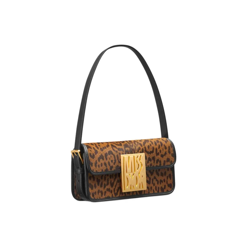 DIOR Miss Dior Little Horsehair Handbag, Shoulder Bag Women's Brown-1