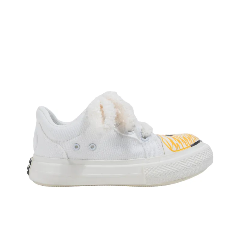 BOOM GUY Canvas Shoes Unisex Low Top Yellow/Pink-3