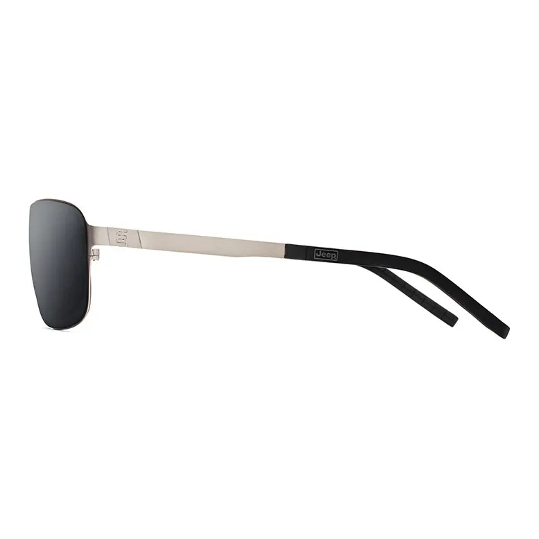 Jeep Titanium Β Titanium Square Sunglasses Men's-8