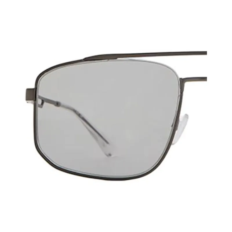 EMPORIO ARMANI Metal Aviator Sunglasses Men's Gray-2
