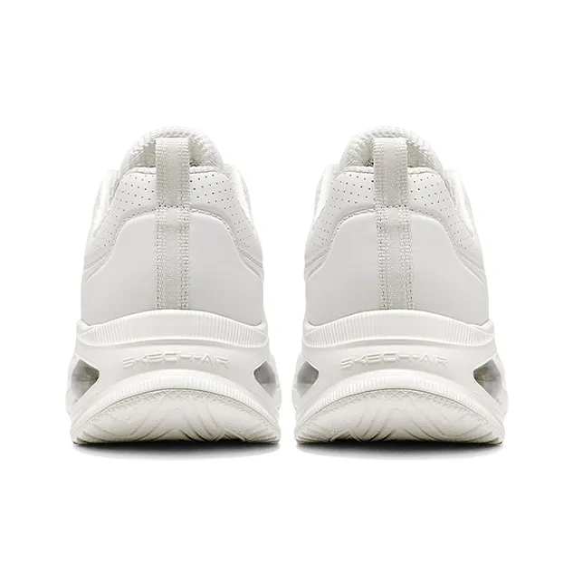 Skechers Lightweight Support Height Increasing Low Top Running Shoes Women's Ivory-4