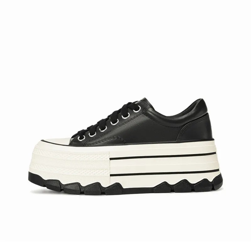 Rosa Bianca Anti-Slip Wear-Resistant Low-Top Skateboard Shoes Women's-0