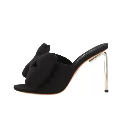 OFF-WHITE TPR Sole Slide Slippers Women's Black