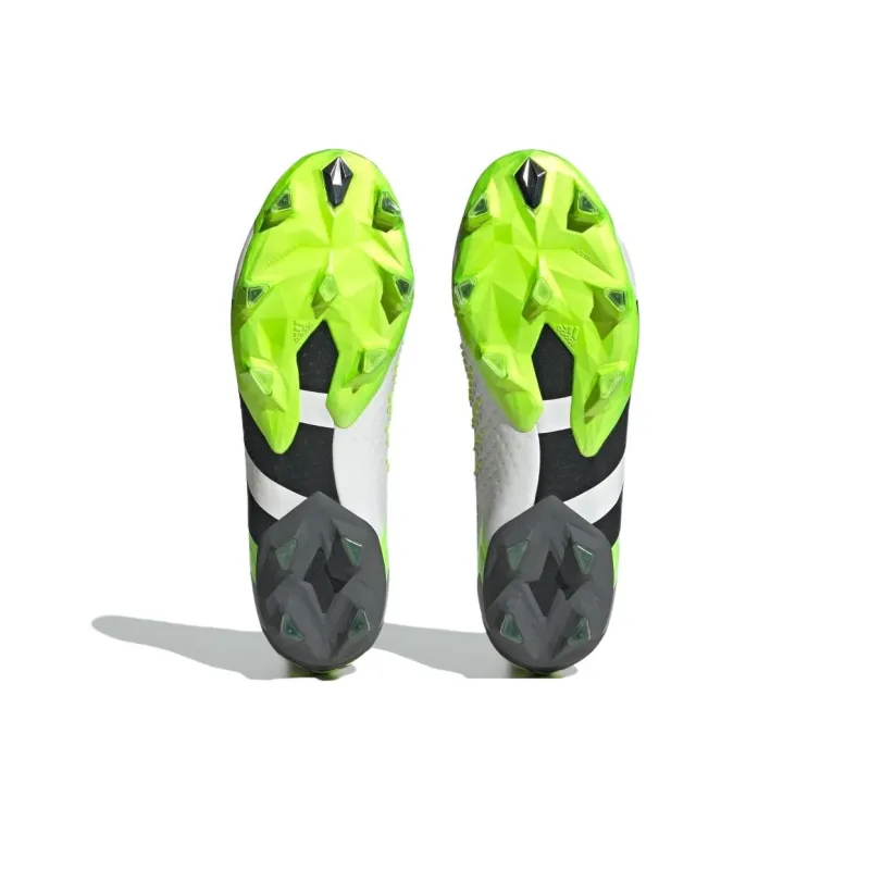 Adidas Predator Accuracy+ Fg Cloud White Core Black Lucid Lemon-6