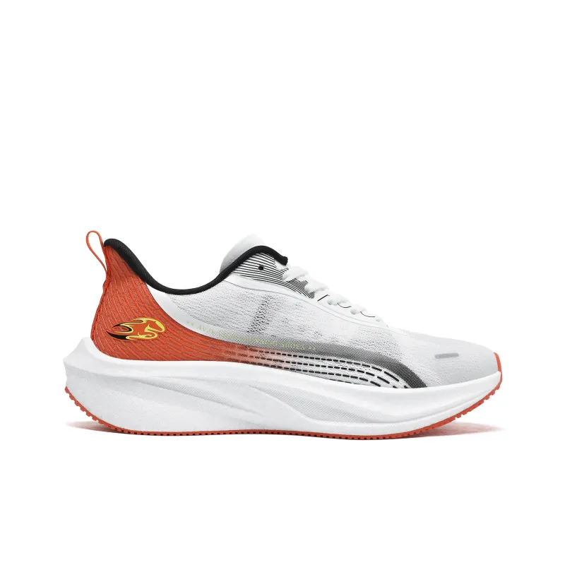 AVJV Running Shoes Men Low Top White, Orange, Orange-2