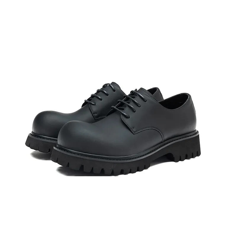 HARSON Derby Casual Shoes Men's Black-1