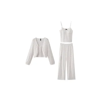 Tianmicat Pajama Set Women's Ivory