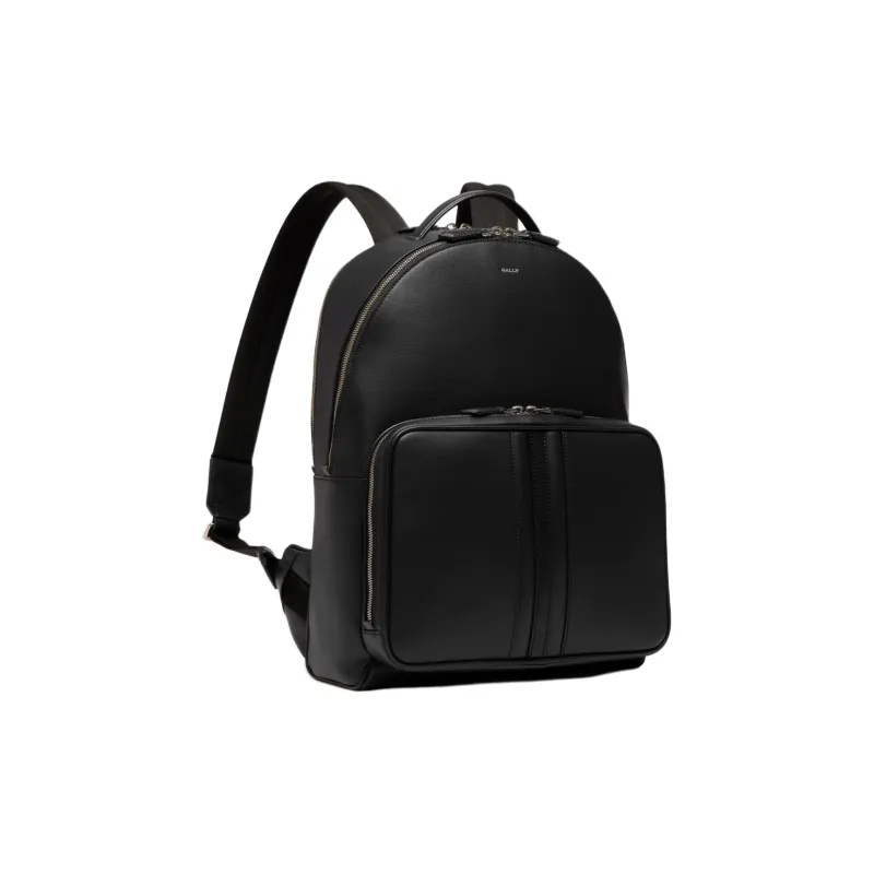 BALLY Mythos Logo Printed Zip Up Backpack-1