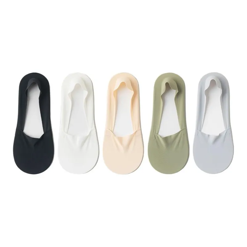 SOIE No Show Socks Unisex 5 Pack-10