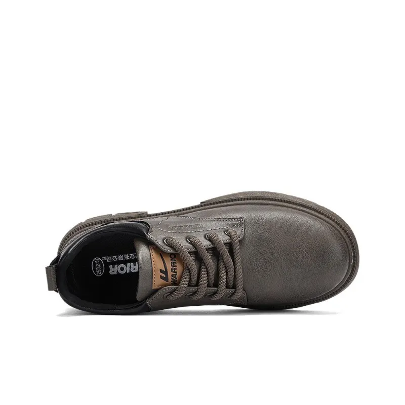 Warrior Dress Shoes Men's Dark Khaki Black-2