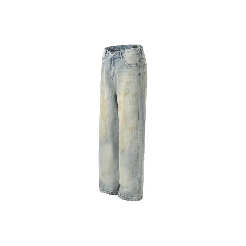 GBXM Jeans Unisex Dirty Mud Blue-2