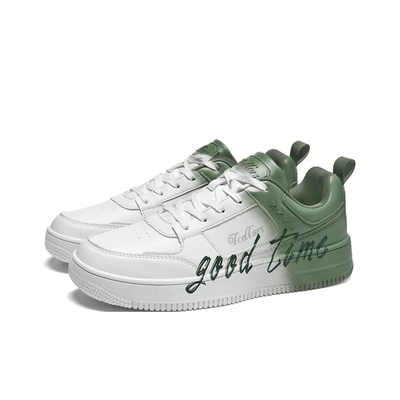 TCELLARS Skateboard Shoes Unisex Low Top White-85