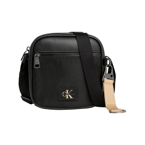 CALVIN KLEIN Polyester Shoulder Bag, Crossbody Bag Men's Black