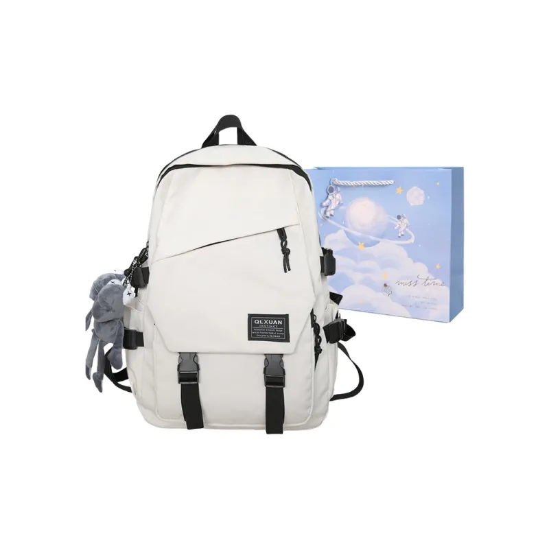 Duoluplo Doron Paul Nylon Fabric Backpack Regular Unisex Multicolor-4