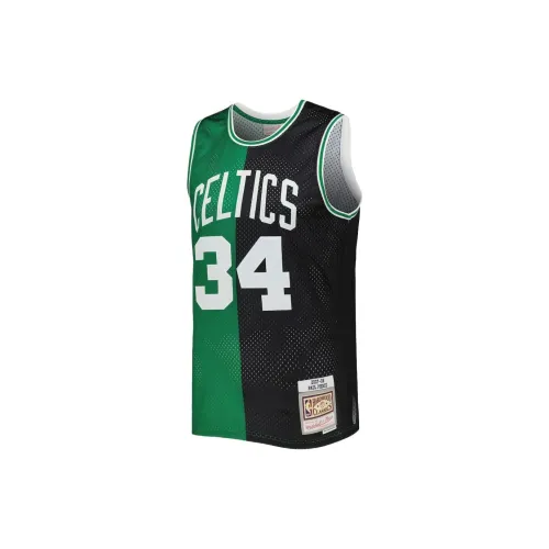 Mitchell Ness X NBA Boston Celtics Team Basketball Jerseys Men Blue/Black