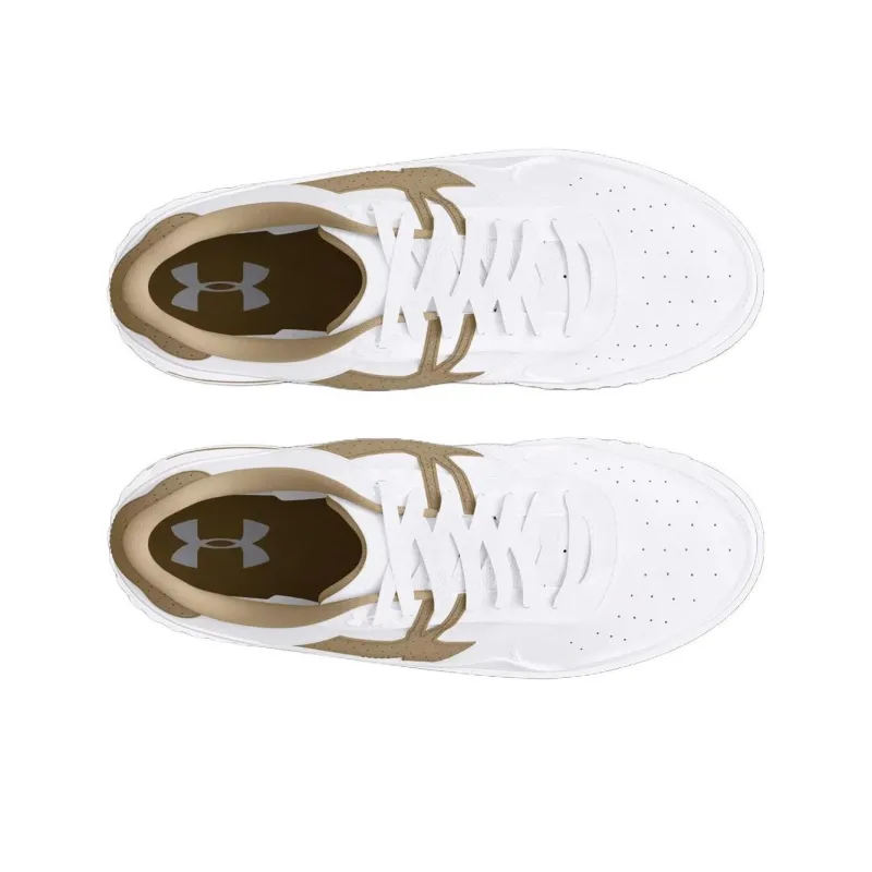 Under Armour Slip Resistant Low Top Skateboard Shoes Women's White-3