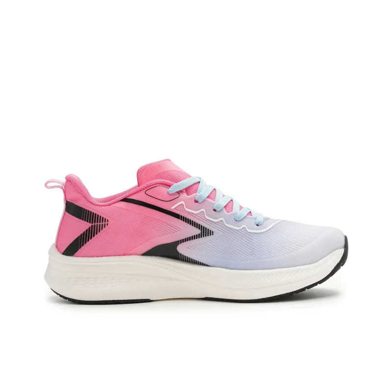 IWZI Anti Slip Wear Resistant Low Top Running Shoes Unisex Violet Blue Pink-1