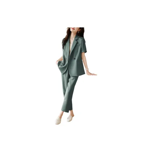 Mo Han Yi Mei Business Suits Women's Turquoise