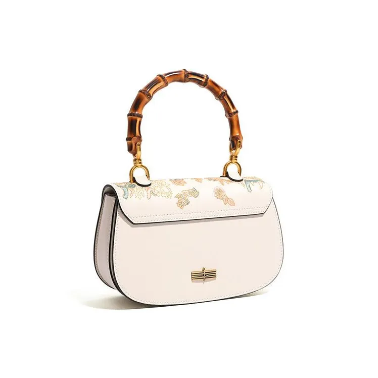 Forever Lucky Cow Leather Commute Bag One Shoulder Handbag Women's Multicolor-2