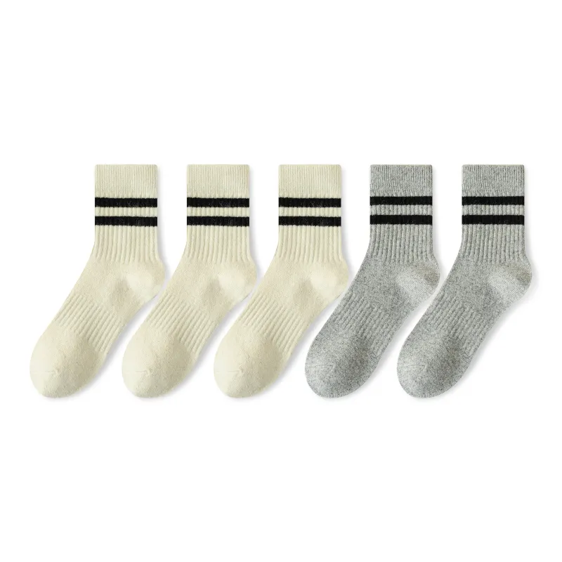 MIIOW Fruit Printing Series Mid Calf Socks Unisex Combo Set-12