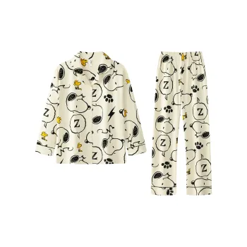 Gongdie x SNOOPY/ Pajama Set Women's Apricot