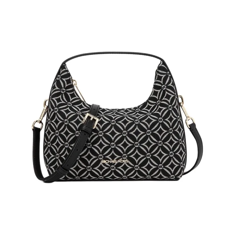 MICHAEL KORS Jacquard Crossbody One Shoulder Handbags Small Size Women's Black-0