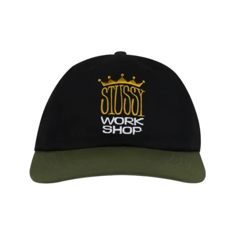 Stussy Polyester Baseball Caps Unisex Black-1