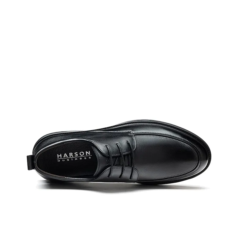 HARSON Derby Shoes, Dress Shoes Men's Black-3