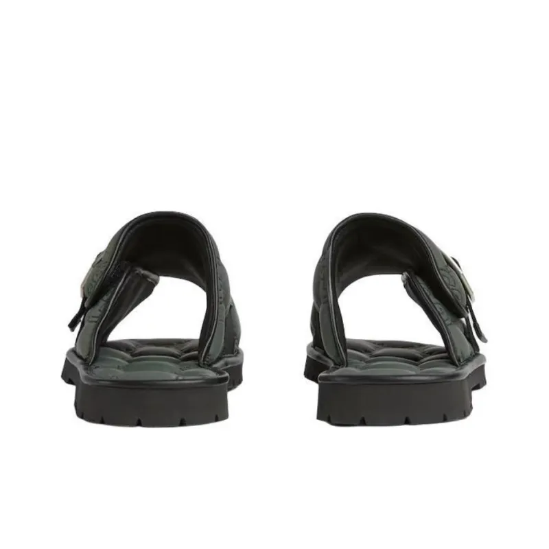 GUCCI Slide Slippers Men's Green-4