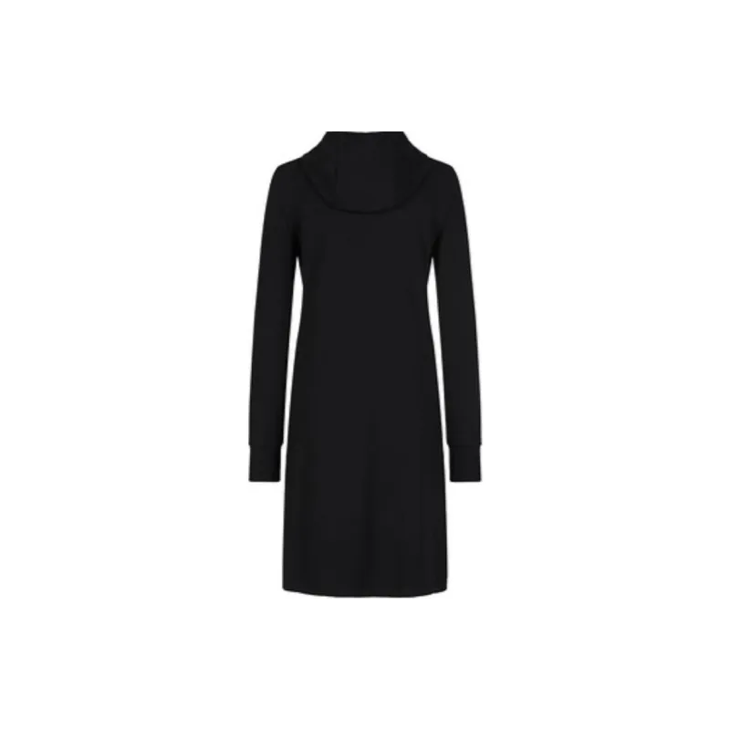 JZ. ANNAKRO FW24 Long Sleeved Dresses Women's Plain Black-1