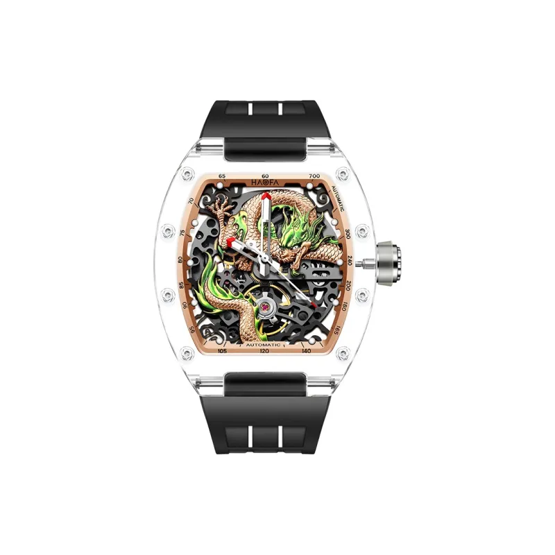 HaofaTourbillon Automatic Mechanical Movement Men's Watches Cut-Out Dial-1