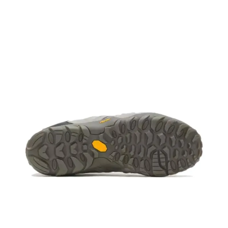 MERRELL Chameleon 8 Slip-Resistant Mid-Top Trekking Shoes Men's Light Gray-4