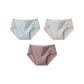 B Set-Triangle Embossed-Blue+Gray+Coffee (3 Pack)